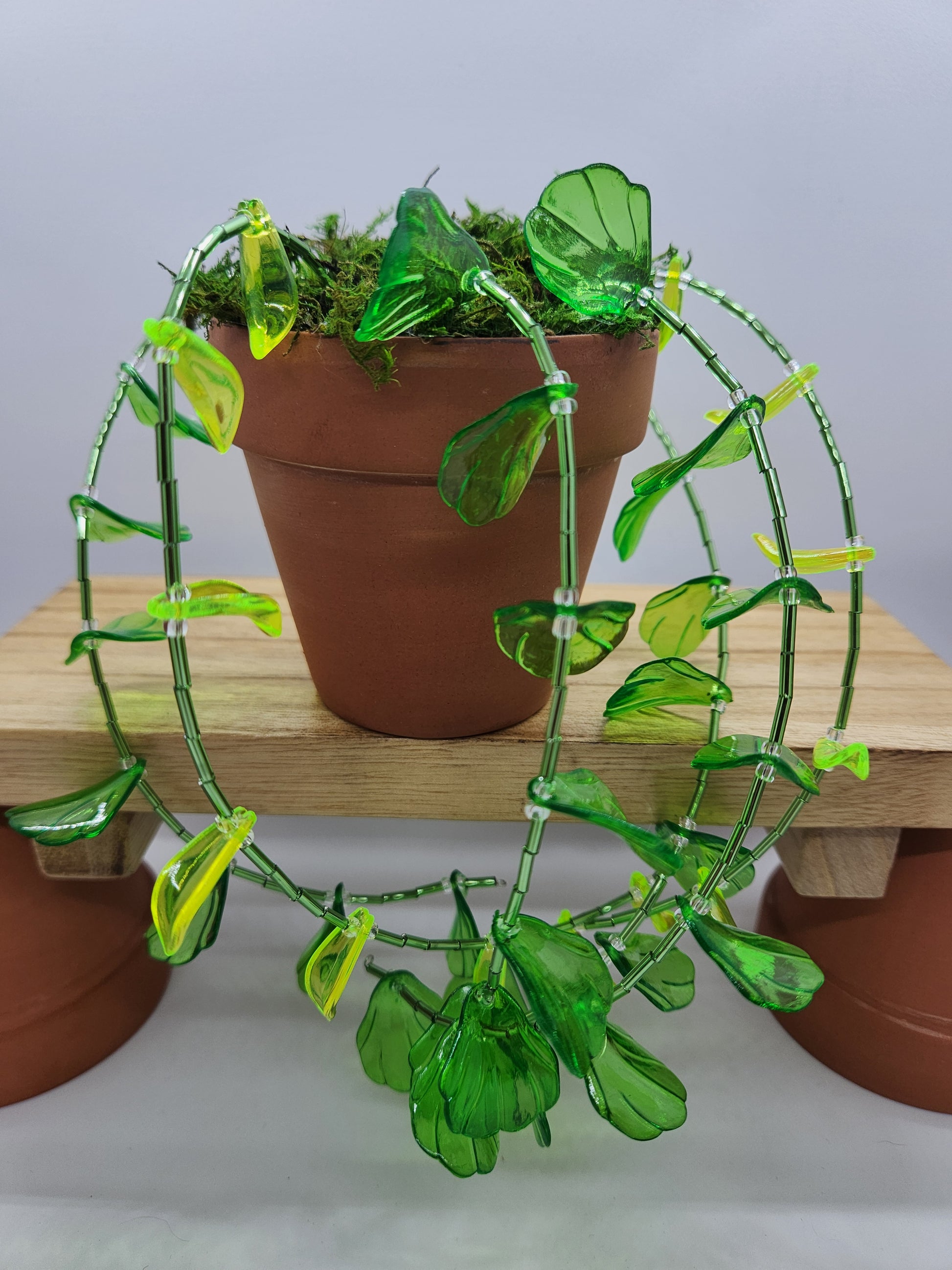 Bead Plant Faux Beaded Plant